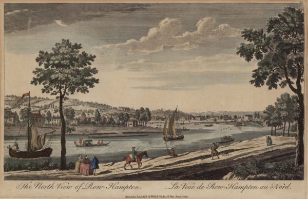 The North View of Row Hampton