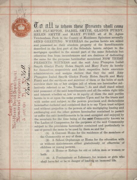 Declaration of Trust