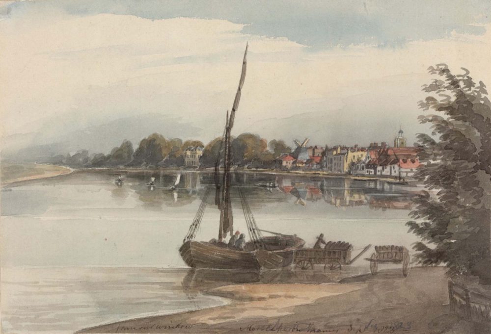 From out Window Mortlake on Thames