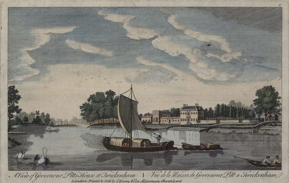 A View of Governour Pitts House at Twickenham