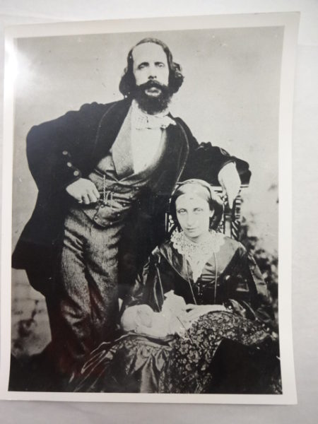 Sidney Richard Percy, his wife Emily and child
