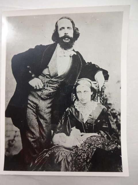 Sidney Richard Percy, his wife Emily and child