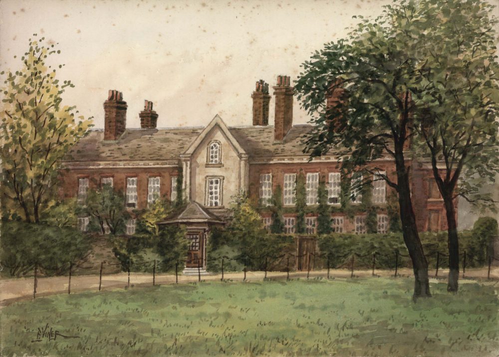 Trumpeters House, Old Palace, Richmond, 1930 from old palace yard