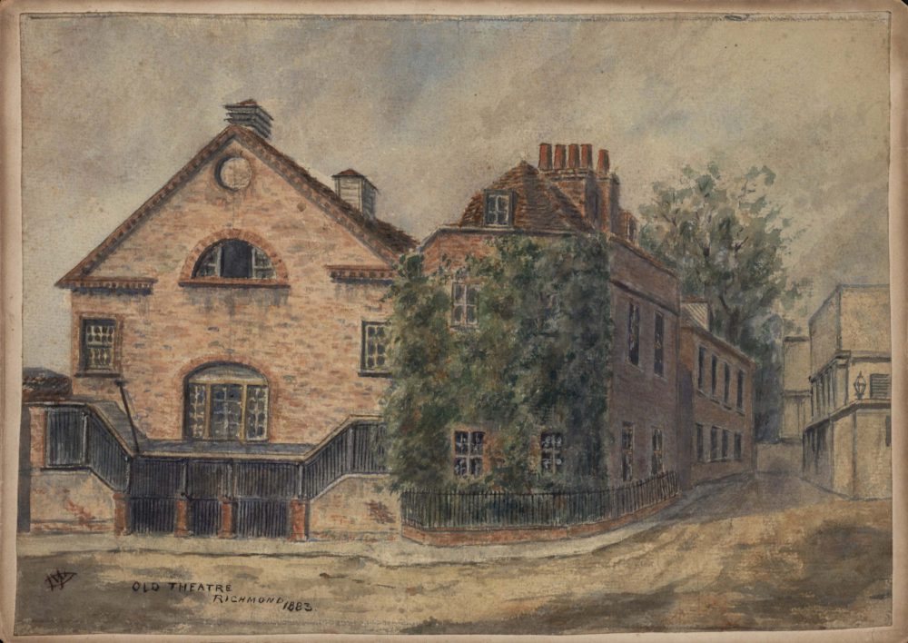 Old Theatre, Richmond 1883