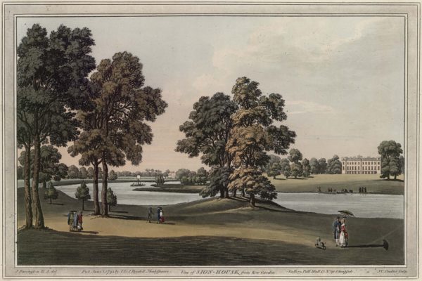 A View of Sion House from Kew Gardens