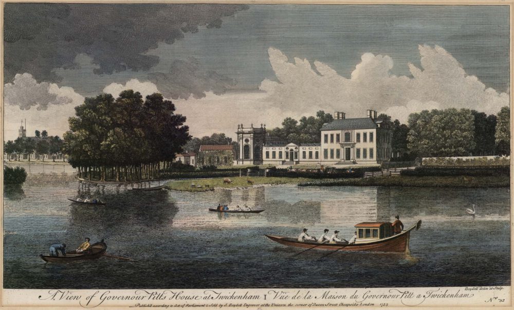 A View of Governour Pitts House at Twickenham