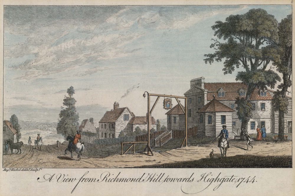 A View from Richmond Hill towards Highgate