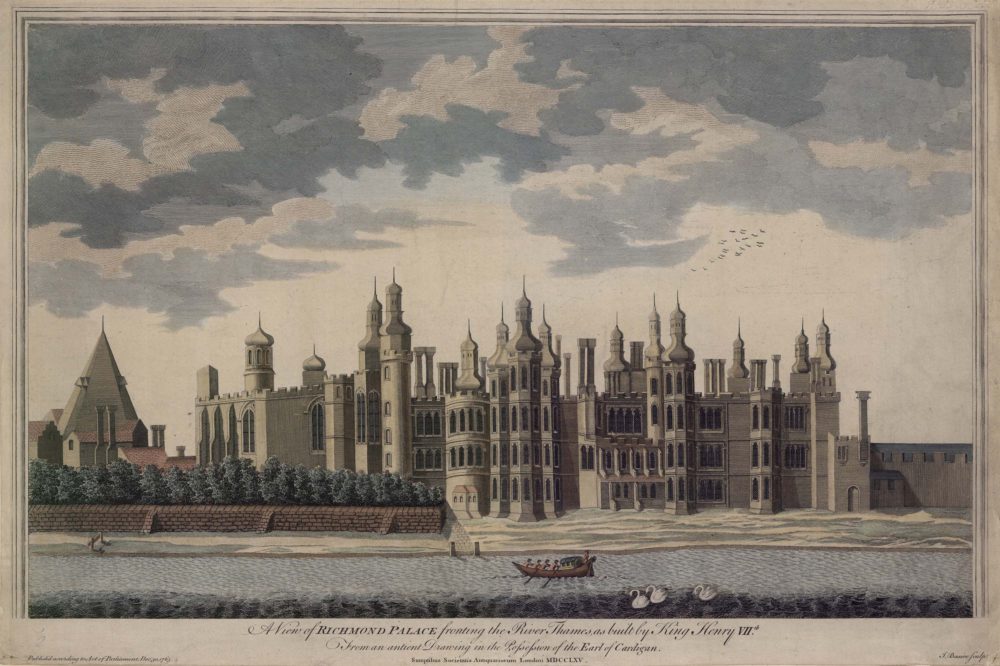A View of Richmond Palace fronting the River Thames, as built by Henry VIIth