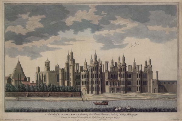 A View of Richmond Palace fronting the River Thames, as built by Henry VIIth