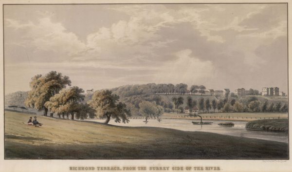 Richmond Terrace from the Surrey side of the River