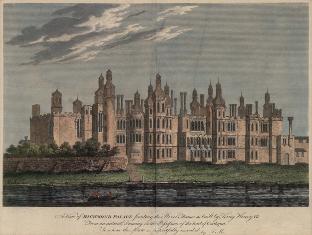 A View of Richmond Palace fronting the River Thames