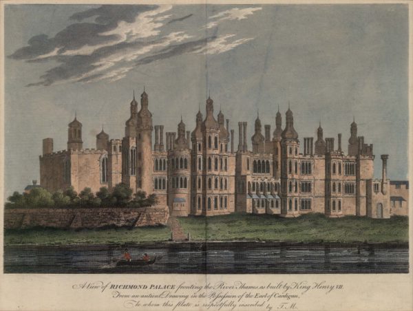 A View of Richmond Palace fronting the River Thames