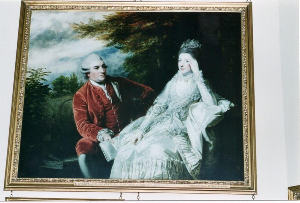 Garrick and his wife Eva Maria