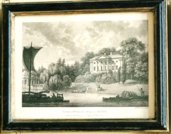 The Seat of Mrs Garrick at Hampton in Middlesex
