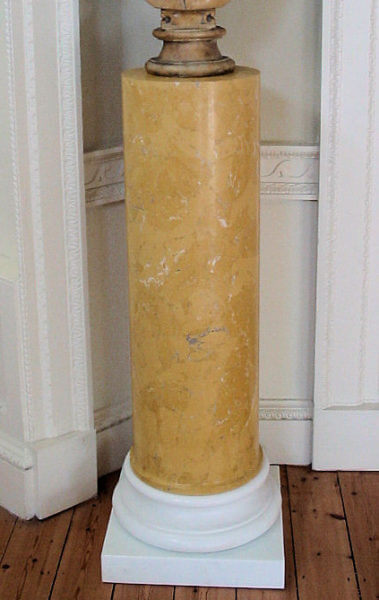 Scagliola Plinth for van Nost’s Bust of Garrick