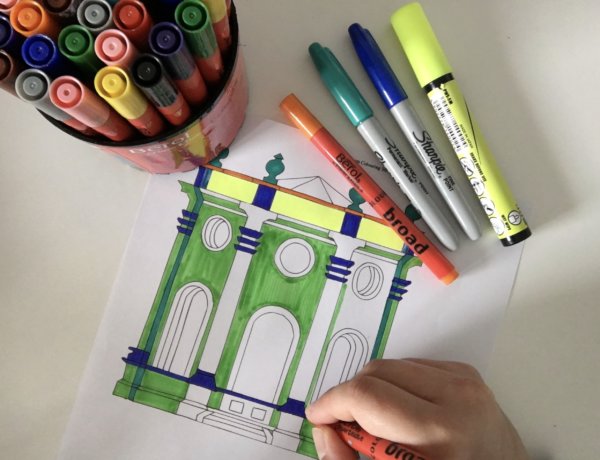 Sunday Afternoon Art – Octagon Room Colouring