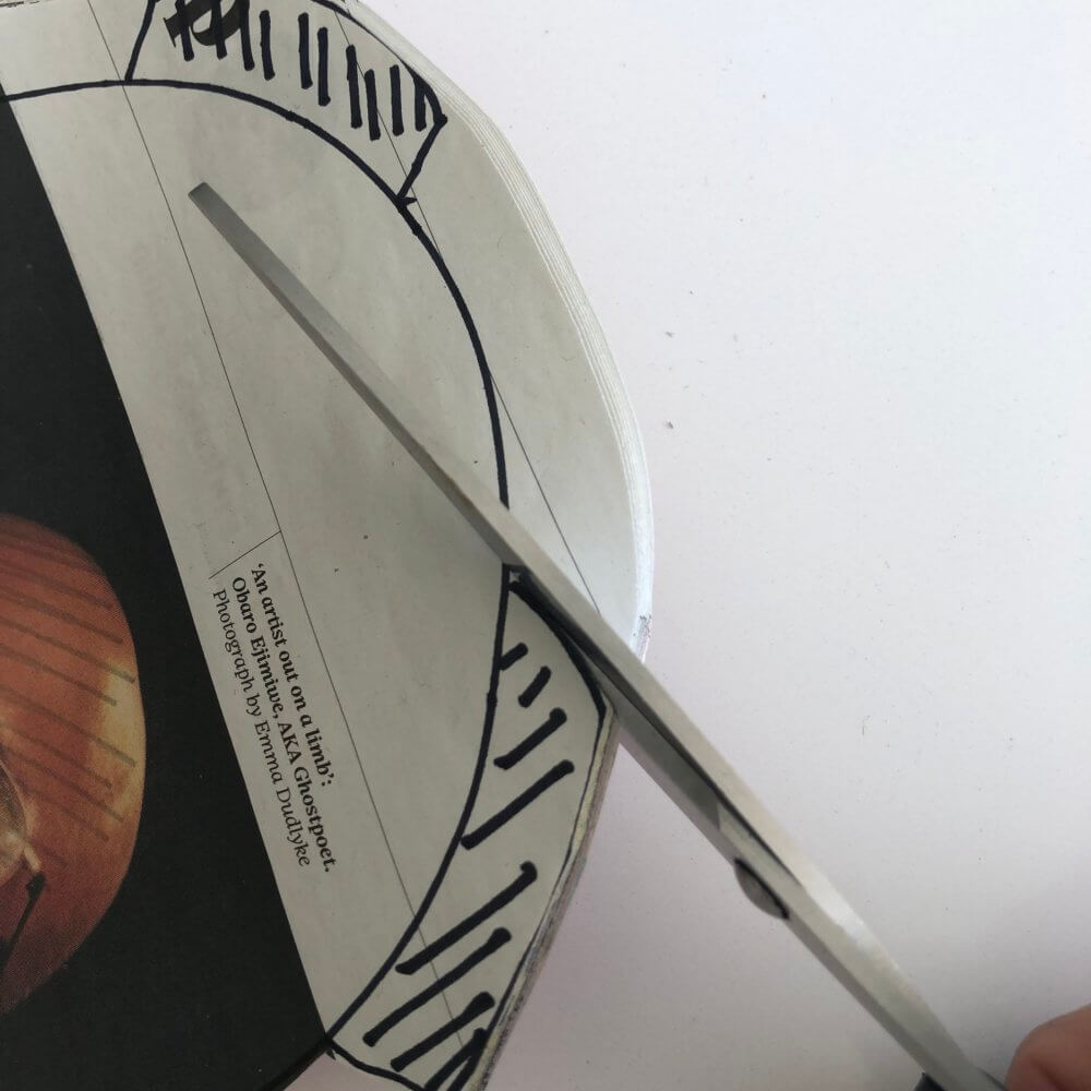 Scissors cutting